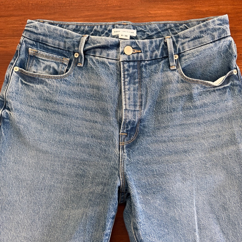 Good American vintage blue 942 size 6
